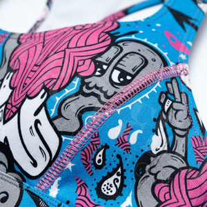 Nuevo Diseño, Sujetador Deportivo con Estampado Personalizado, Espalda Cruzada, para Gimnasio, Entrenamiento, Yoga, Ropa Deportiva Activa, Transpirable, de Alta Resistencia, para Mujer - Product Image 4
