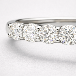 Anillo de Platino con Diamantes de Corte Princesa de 5.00 CT Cultivados en Laboratorio, Certificado IGI, para Mujer, Brillante, Premium, para Aniversario de Bodas - Product Image 4