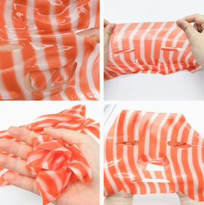 कोरियन गुलाबी साल्मोनपेन जेल मास्क कोलाज वास्तविक गहरे चेहरे मास्क रात कोलेजन बायो फेस मास्क निर्माता - Product Image 6