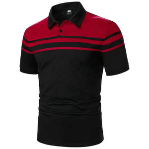 Camisetas Polo de Algodón Estampadas para Hombre, Talla Grande, Transpirables, Estilo Casual Urbano, Camisetas Polo de Punto Estampadas para Hombre - Product Image 1