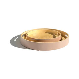 Plateau en bambou tissé durable, prêt à offrir, artisanal, naturel, durable, léger, prix d'usine, exportateur du Vietnam - Product Image 5