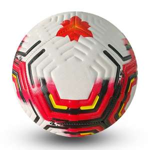 Balón de Fútbol Ligero de Cuero Sintético Cosido a Máquina, Tamaño 3, Mini Balón de Fútbol para Niños - Product Image 1