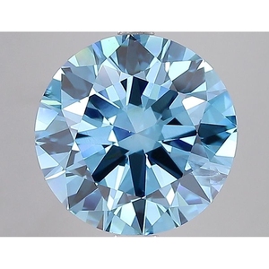 Diamant en vrac certifié IGI, 8,01 carats, rond, SI2, cultivé en laboratoire, couleur vive fantaisie, percé au laser, pour la fabrication de bijoux - Product Image 1