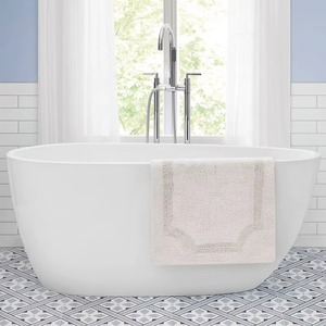 Bath Rugs Luxury 100% Cotton Jacquard New Product Wholesale Hotel Bath <b>Mats</b> Foot Towel for Home Hotel - Product Image 5