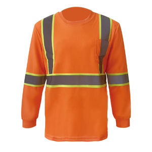 Chaleco de Seguridad Reflectante de Alta Visibilidad HAMID HAROON PRO WEAR, Malla Fluorescente de Poliéster, Unisex, Ropa de Trabajo con Impresión por Sublimación - Product Image 2