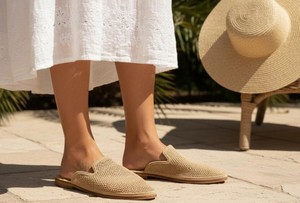 Sandalias de Rafia Hechas a Mano, Sandalias de Verano para Mujer, Zapatos Marroquíes - Product Image 2