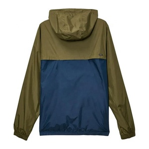 Chaqueta impermeable unisex ligera para exteriores, chaqueta cortavientos de talla grande para hombre, chaqueta cortavientos de gran tamaño en blanco - Product Image 6