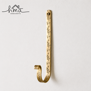 Solid Brass Floral Wall <b>Hook</b> Set <b>Decorative</b> Flower Design Heavy Duty <b>Coat</b> Towel Robe Hat Key Holder Vintage Home Wall Decor - Product Image 3