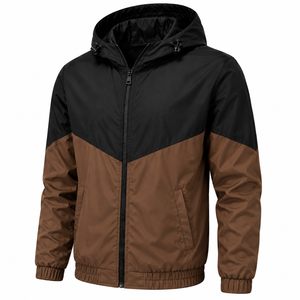 Chaqueta Cortavientos Impermeable con Capucha, Diseño Personalizado, a la Moda, de Alta Calidad, al por Mayor, Unisex - Product Image 3