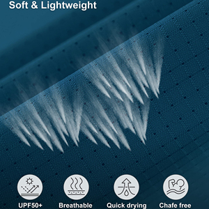 เสื้อเดินป่าดีไซน์ใหม่สวมใส่สบาย คุณภาพสูง สำหรับผู้ชายไซส์ใหญ่ แขนยาว สีพื้น แห้งเร็ว ระบายอากาศได้ดี - Product Image 4