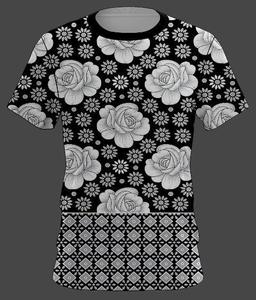 T-shirts longs respirants et légers grande taille à imprimé polynésien intégral – Style tatouage polynésien printemps-été - Product Image 5