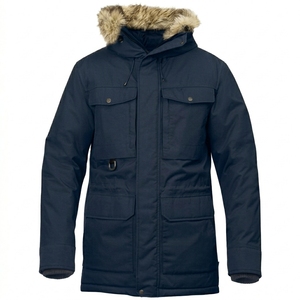 Custom Hooded Knitted Wax Cotton Canvas Jacket Breathable Windproof Warm Durable Lightweight Winter Casual Outdoor Men's - Product Image 1