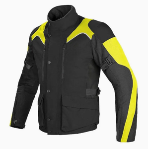 High Visibility <b>Motorcycle</b> Cordura <b>Jacket</b> Protective Textile Riding Gear for Road Safety - Product Image 1