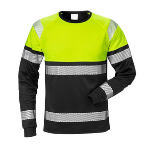 Camiseta Polo de Seguridad Reflectante de Manga Larga de Alta Calidad, Venta al Por Mayor de Fábrica, Ropa de Trabajo de Alta Visibilidad - Product Image 6