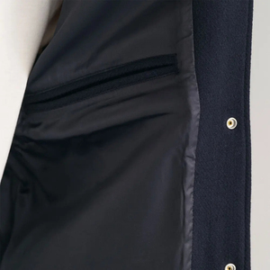 Veste de baseball en laine 100% brodée sur mesure pour hommes, veste bomber de style universitaire - Product Image 4