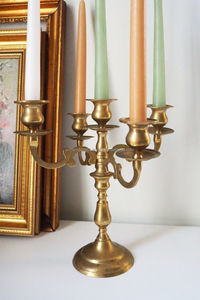 Vintage Metal Candelabras - Heavy-Duty Solid Brass Taper <b>Candle</b> Stand <b>Bulk</b> Manufacturer - Product Image 4