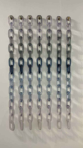 Large Size Colorful Transparent Resin Chain Links Model Wall Hanging Decor for Room Divider Curtain Accessories - Product Image 2