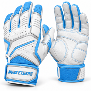 Wholesale <b>Baseball</b> Batting Gloves for Training and Competition Hook Loop Closure Durable Eco-Friendly Lightweight Gloves - Product Image 4