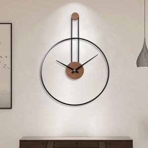 Luxury Round Metal <b>Wall</b> <b>Clock</b> Traditional Analog Quartz Home <b>Wall</b> <b>Decor</b> At Best Price - Product Image 4