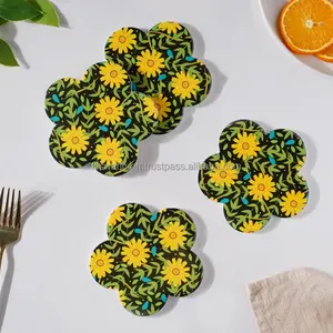 ที่รองแก้วชาทำจากยางเรซินเนื้อแข็งสำหรับชาเบียร์สำหรับตกแต่งโต๊ะเสื่อและแผ่นรองแก้ว - Product Image 6