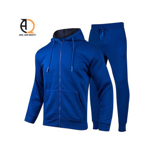 Vêtements de sport tendance pour l'entraînement et le jogging : Veste coupe-vent et pantalon de survêtement zippés, avec logo personnalisé, en nylon, style survêtement. - Product Image 1