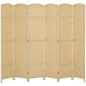 Paravento Pieghevole Beige ad Alta Privacy per Dividere Ambienti - Product Image 5