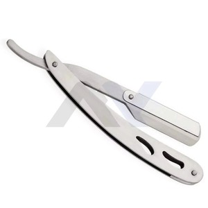 High Quality Wholesale Disposable <b>Single</b> Blade Straight Edge Barber Razor for Face Body and Beauty Grooming Professional Salon - Product Image 5
