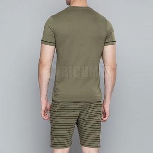 Ensemble t-shirt et short à manches courtes pour homme, vêtements de sport, idéal pour la course à pied, ensemble été 2 pièces - Product Image 2
