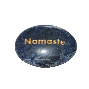 Piedra semipreciosa artesanía Ojo de tigre Piedra de palabra grabada mágica - Product Image 5