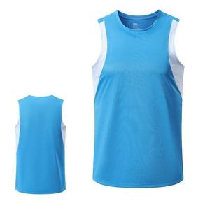 Vente en gros de débardeurs pour hommes en maille personnalisée, décontractés, 100% polyester, respirants et à séchage rapide - Product Image 5