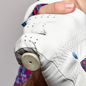 Guante de Golf de Piel de Cabretta con Estampado de Escamas de Mosaico, Guantes de Golf Transpirables de Piel de Oveja con Agarre Suave para Hombre - Product Image 4