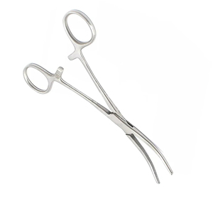Pinces hémostatiques courbées de 8 pouces en acier inoxydable, instrument chirurgical vétérinaire de serrage pour les procédures en salle d'opération - Product Image 3