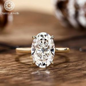 Bague de fiançailles en moissanite taille coussin Charm Jewels, monture à griffes en argent, certifiée IGI, 3 grammes, style classique pour femme - Product Image 2