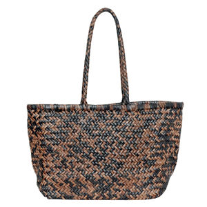 Sacs à main tendance haut de gamme personnalisés de créateur Sacs à main tissés en cuir Décoration de plage Sac fourre-tout de voyage Sac rétro tissé à la main - Product Image 1