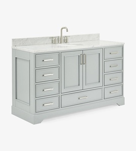 Mueble de Baño Mary de 61 Pulgadas con Lavabo Individual, Solo Mueble, 3 Opciones de Acabado, Directo de Fábrica, Vietnam - Product Image 2