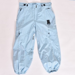 Pantalon de ski bleu clair très vendu, imperméable et coupe-vent 10 000 mm, pantalon cargo ample avec passants de ceinture, aérations et poches zippées - Product Image 1