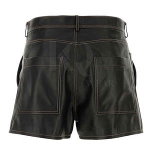 Pantalones Cortos de Cuero Clásicos para Hombre con Diseño Minimalista, Tacto Suave y Construcción Duradera - Product Image 2