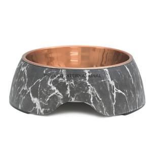 Juego de 3 Comederos Exclusivos para Mascotas, Estilo Deluxe de Lujo, Acero Inoxidable, Plato Redondo para Perros y Gatos - Product Image 6