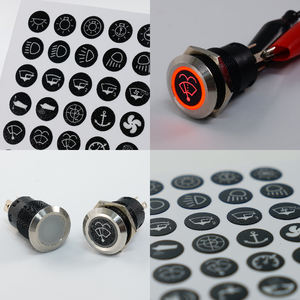 Autocollants d'étiquettes à bouton-poussoir pour la série PB45xx - Product Image 2