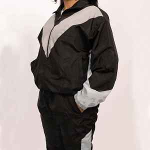 Ensemble de survêtement coupe-vent en nylon pour femme, 2 pièces, léger, col montant, imperméable et respirant - Product Image 2