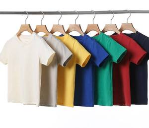 Camiseta de Manga Corta con Cuello Redondo para Niños, de Algodón Orgánico Sólido de Alta Calidad, 160g, Talla Grande, Antiencogimiento, para Niños y Niñas, Lista para Enviar - Product Image 6