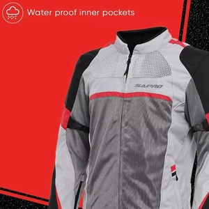 Meilleure veste de moto d'été pour hommes avec col montant coupe-vent vêtements de course automobile protecteurs textiles nouvelle veste pour la moto - Product Image 4