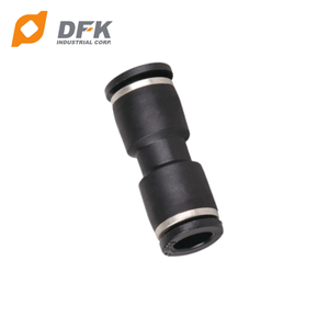 Raccords pneumatiques droits en plastique DFK EPU, diamètre 6 mm, noirs, pour systèmes pneumatiques avec résistance à la pression de 1,1 MPa, température de fonctionnement de -10 à 60 °C - Product Image 4