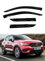 Visera de Ventana Acrílica de Alta Calidad para Volvo XC40 2018+, Protección Solar y Contra Lluvia, Cinta Adhesiva Doble 3M, Juego de 4 Piezas