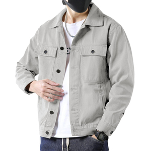 Lightweight Mens Denim Jacket Thick Durable Cotton Classic Fashionable Style Soft Comfortable Casual And Biker Wear Apparel - Product Image 2