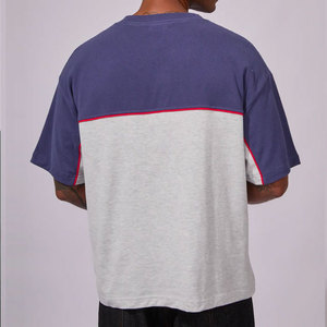 Nouveau design, coupe classique, t-shirt en tricot pour homme, col rond, grande taille, coupe ample, manches courtes, séchage rapide, respirant, personnalisable - Product Image 6
