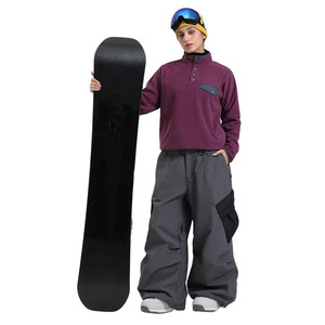 Pantalones de esquí y snowboard personalizados, holgados, impermeables, cortavientos, tallas grandes, ecológicos, que absorben la humedad, para exteriores, al por mayor - Product Image 4