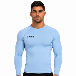 Custom Design Eco-Friendly Anti-Bacterial Quick Dry Breathable Compression Full Sleeve 2026 Summer Men's <b>MMA</b> <b>Rash</b> <b>Guards</b> - Product Image 1