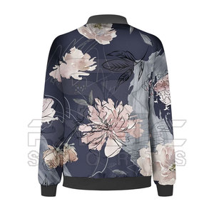 High performance Creative Lifestyle Women Printing Varsity <b>Jackets</b> Soft Casual Apparel For Modern Everyday Wardrobe Use - Product Image 2