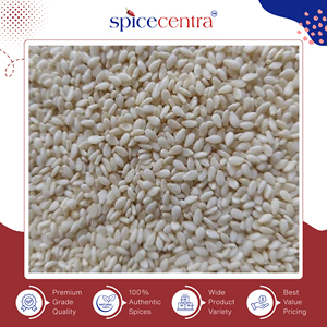 Exportateur mondial, fabriqué en Inde, 100% biologique, pur, cru, décortiqué, séché automatiquement, Sortex 99,98% blanc, graines de sésame, marque Spicecentra, 12 mois - Product Image 2